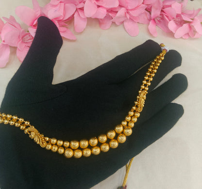 Gold Polki  Necklace  Jewellery Sarika Set