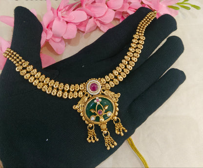 Gold Polki  Necklace  Jewellery Latika Set