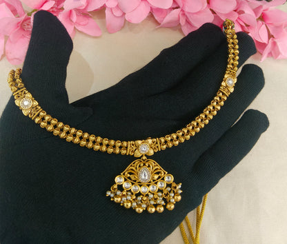 Gold Polki  Necklace  Jewellery Latika Set