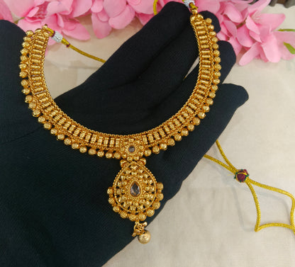 Gold Polki  Necklace  Jewellery Latika Set