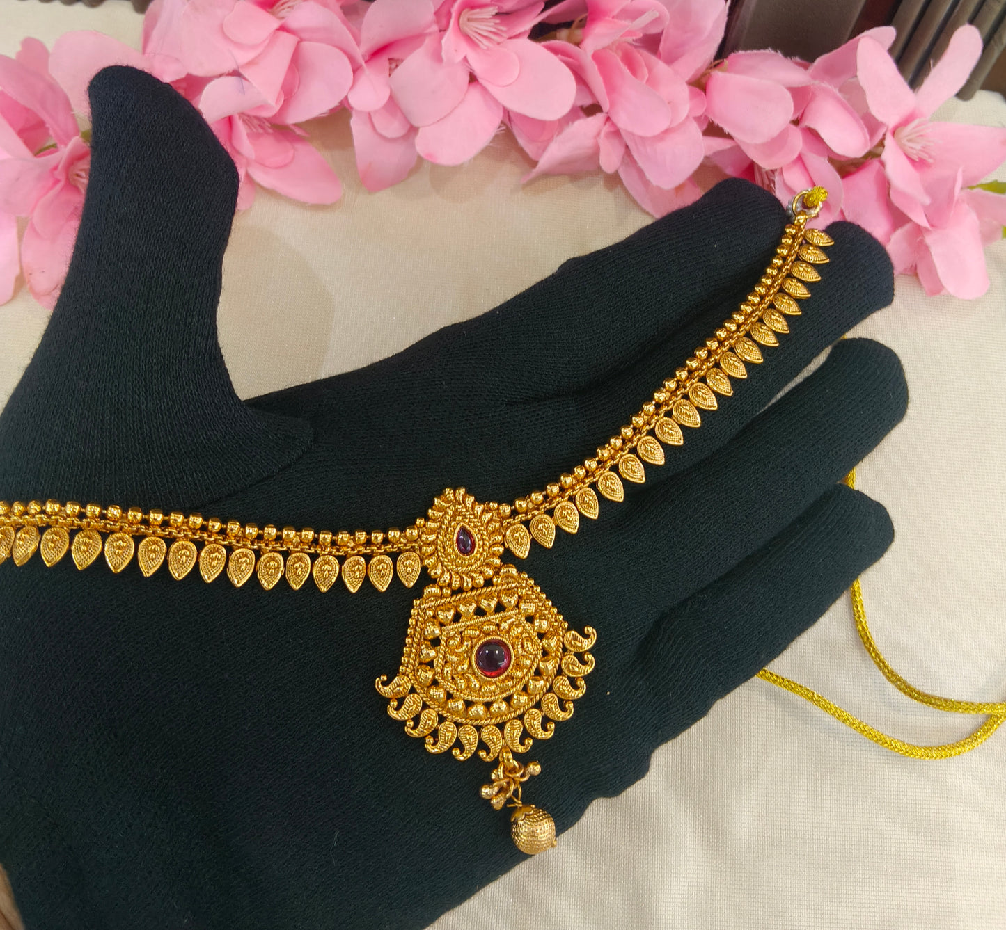 Gold Polki  Necklace  Jewellery Latika Set