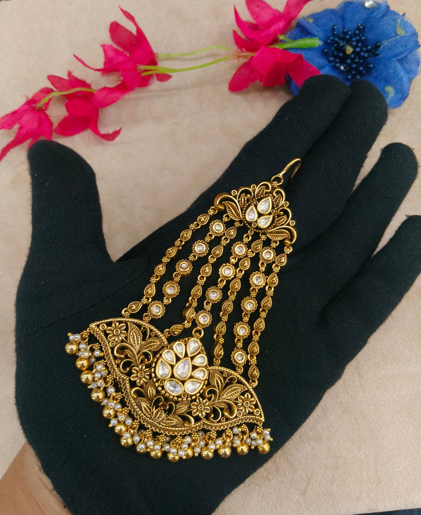 Headpassa jhumar kundan Pakistani passa