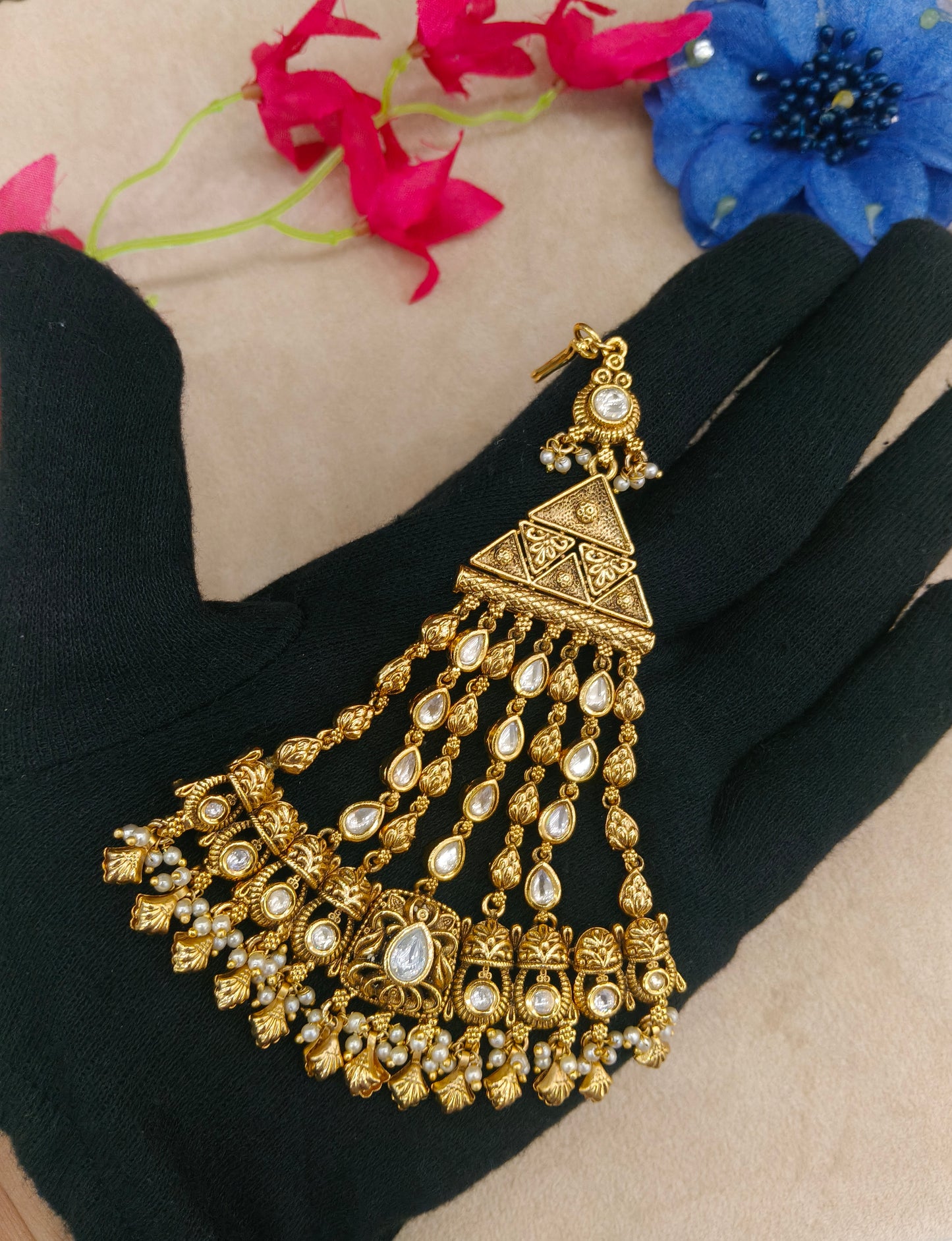 Headpassa jhumar kundan Pakistani passa