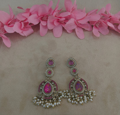 Gold Bollywood Indian Kanif Earrings