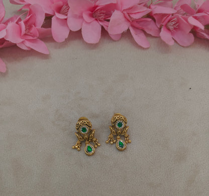 Gold Polki Yaad Earrings
