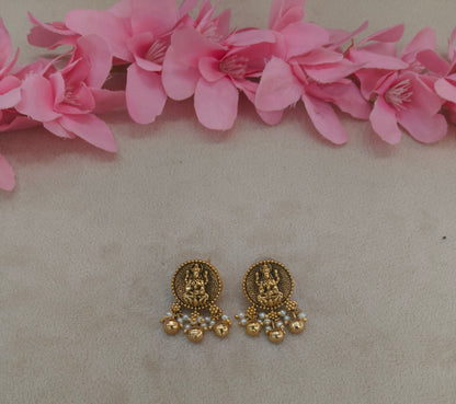 Gold Polki Yaad Earrings