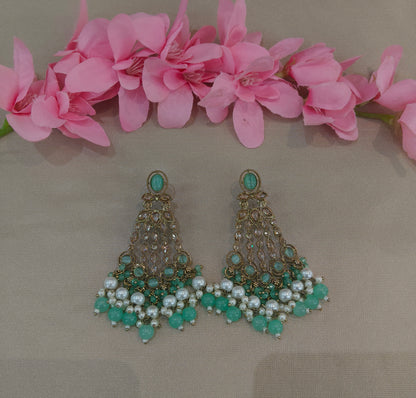Indian Antique Gold Teji Earrings