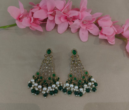 Indian Antique Gold Teji Earrings