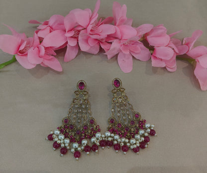 Indian Antique Gold Teji Earrings