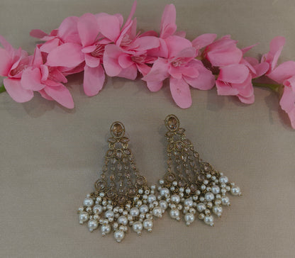 Indian Antique Gold Teji Earrings