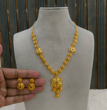 Gold Forming Jewellery Teresa Necklace Set