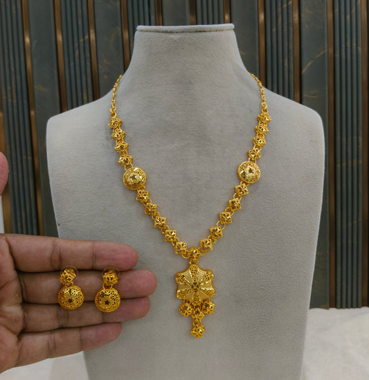 Gold Forming Jewellery Teresa Necklace Set