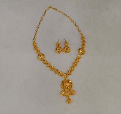 Gold Forming Jewellery Teresa Necklace Set