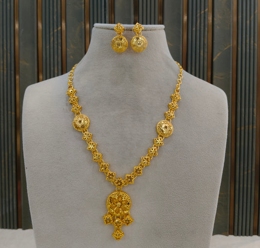 Gold Forming Jewellery Teresa Necklace Set
