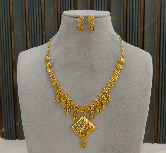 Gold Forming Jewellery Teresa Necklace Set