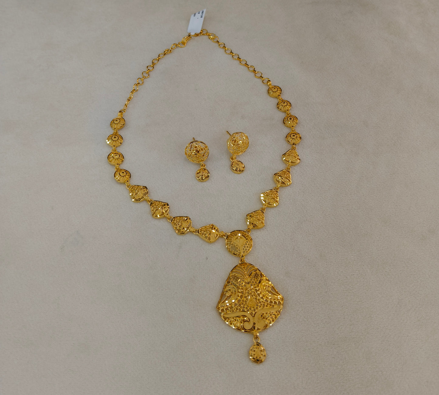 Gold Forming Jewellery Teresa Necklace Set