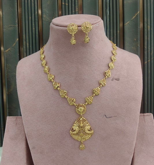 Gold Forming Jewellery Teresa Necklace Set