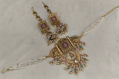 Gold choker set/ Gold choker Addison set