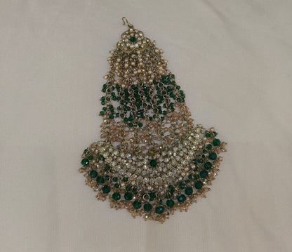 Antique Green Headpassa Jhumar Tracey Jewellery