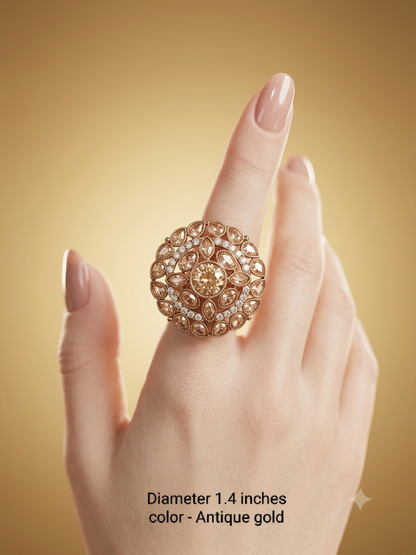 Antique Gold Finger Rings