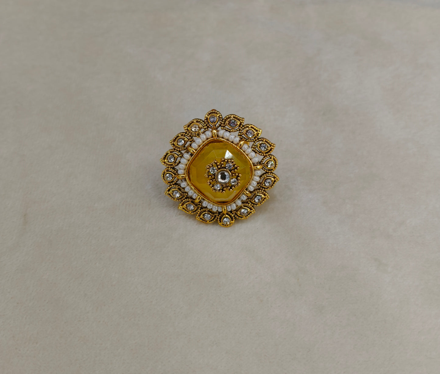 Kundan Adjustable  Finger Rings
