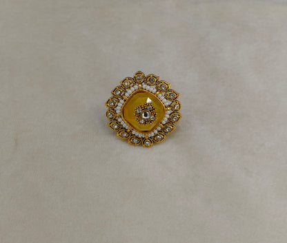 Kundan Adjustable  Finger Rings