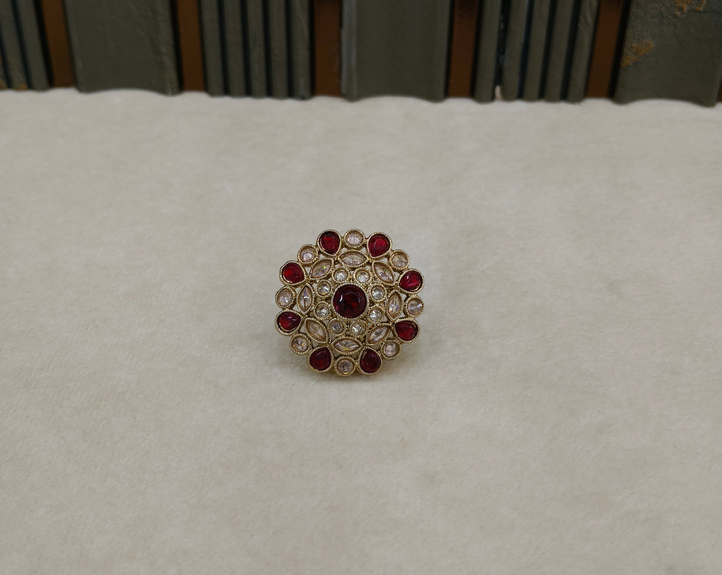 Antique Maroon  Finger Rings