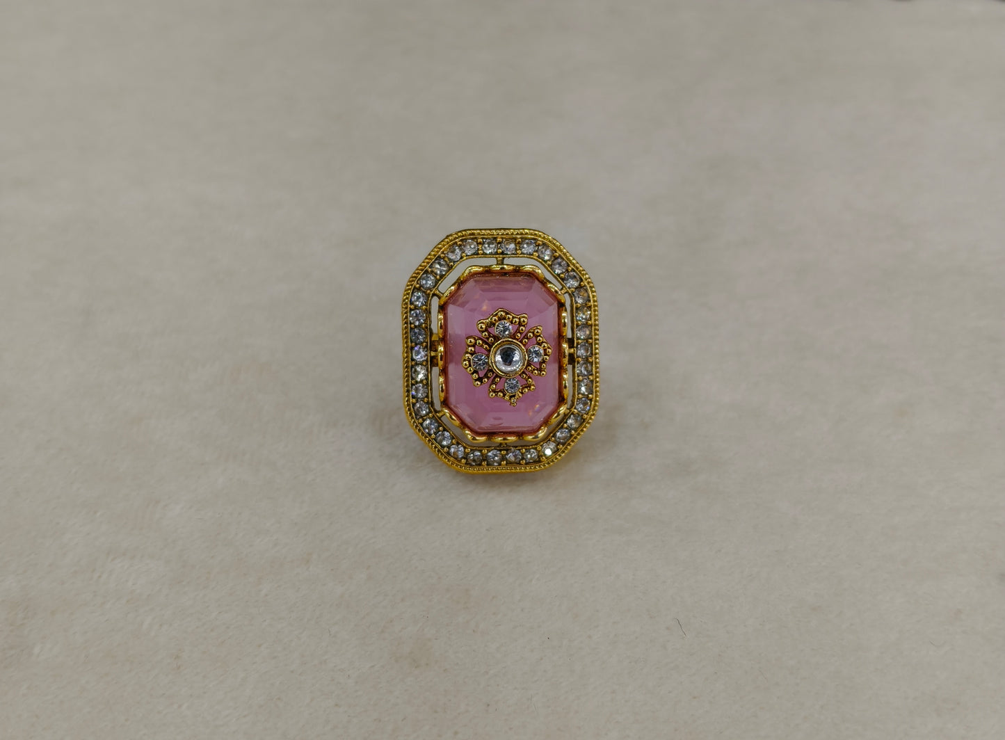 Kundan Adjustable  Finger Rings