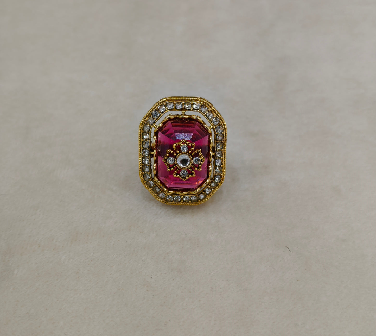 Kundan Adjustable  Finger Rings