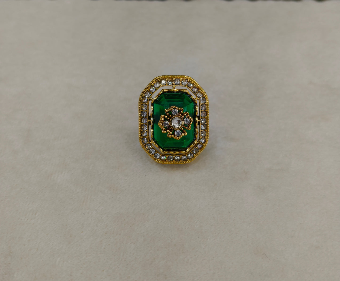 Kundan Adjustable  Finger Rings