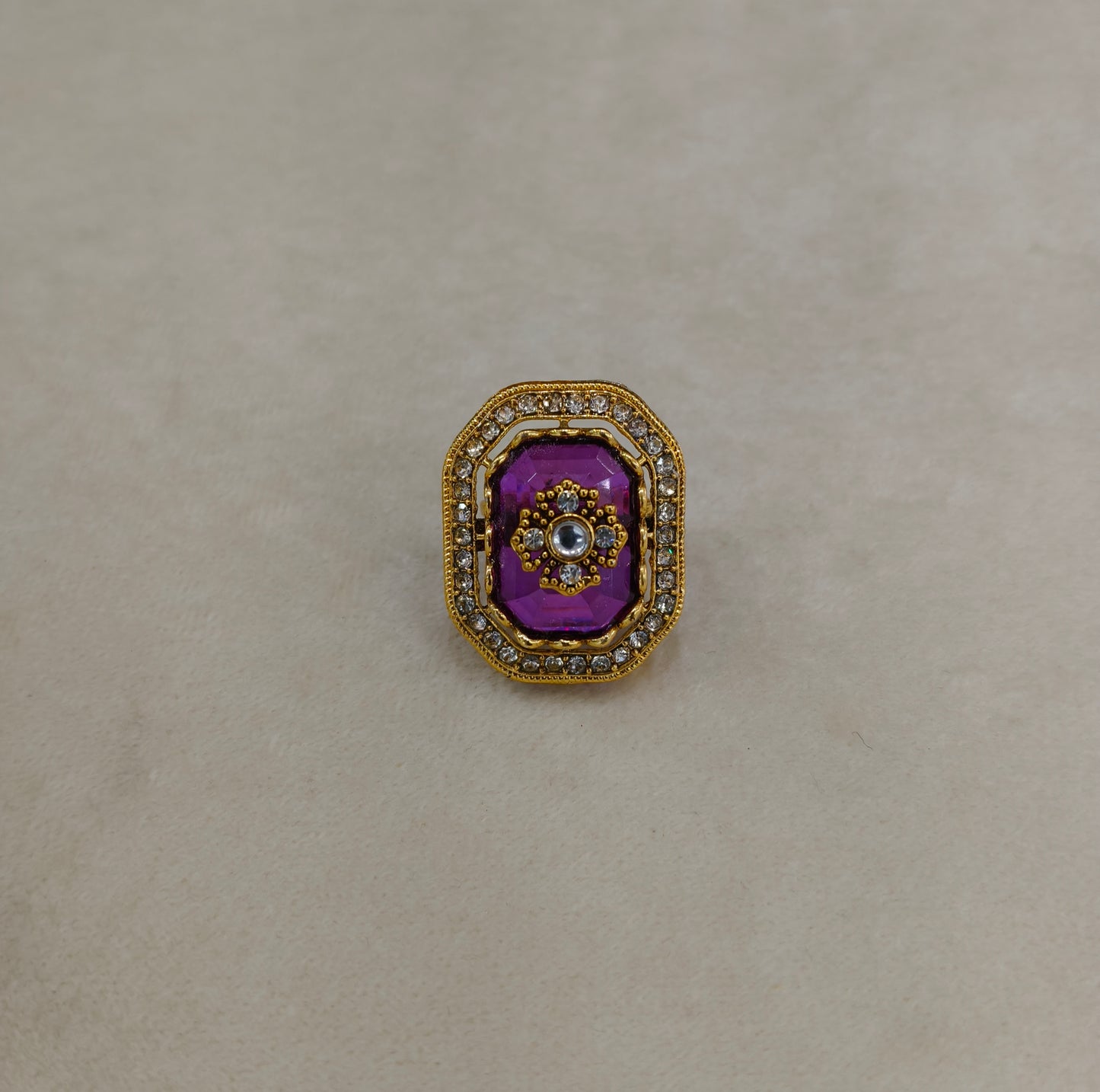 Kundan Adjustable  Finger Rings