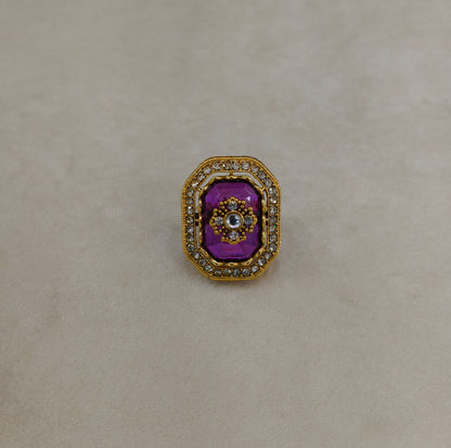 Kundan Adjustable  Finger Rings