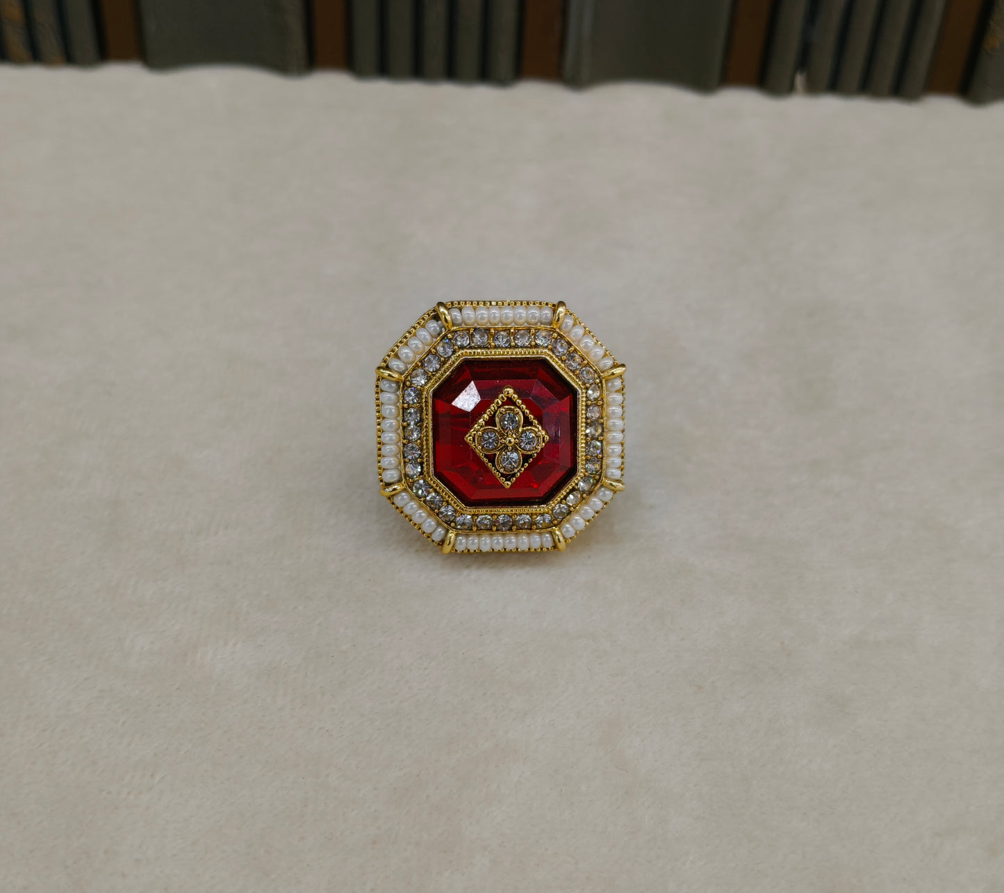 Kundan Adjustable  Finger Rings