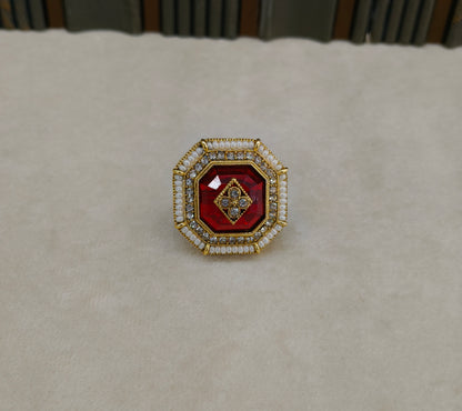 Kundan Adjustable  Finger Rings