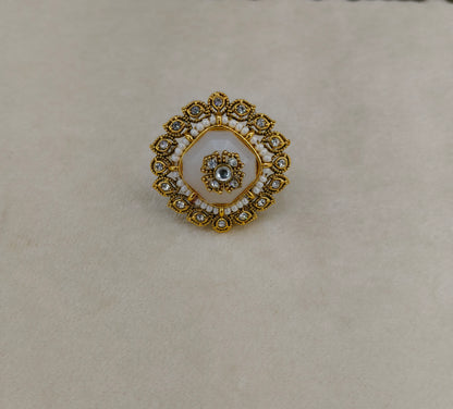 Kundan Adjustable  Finger Rings