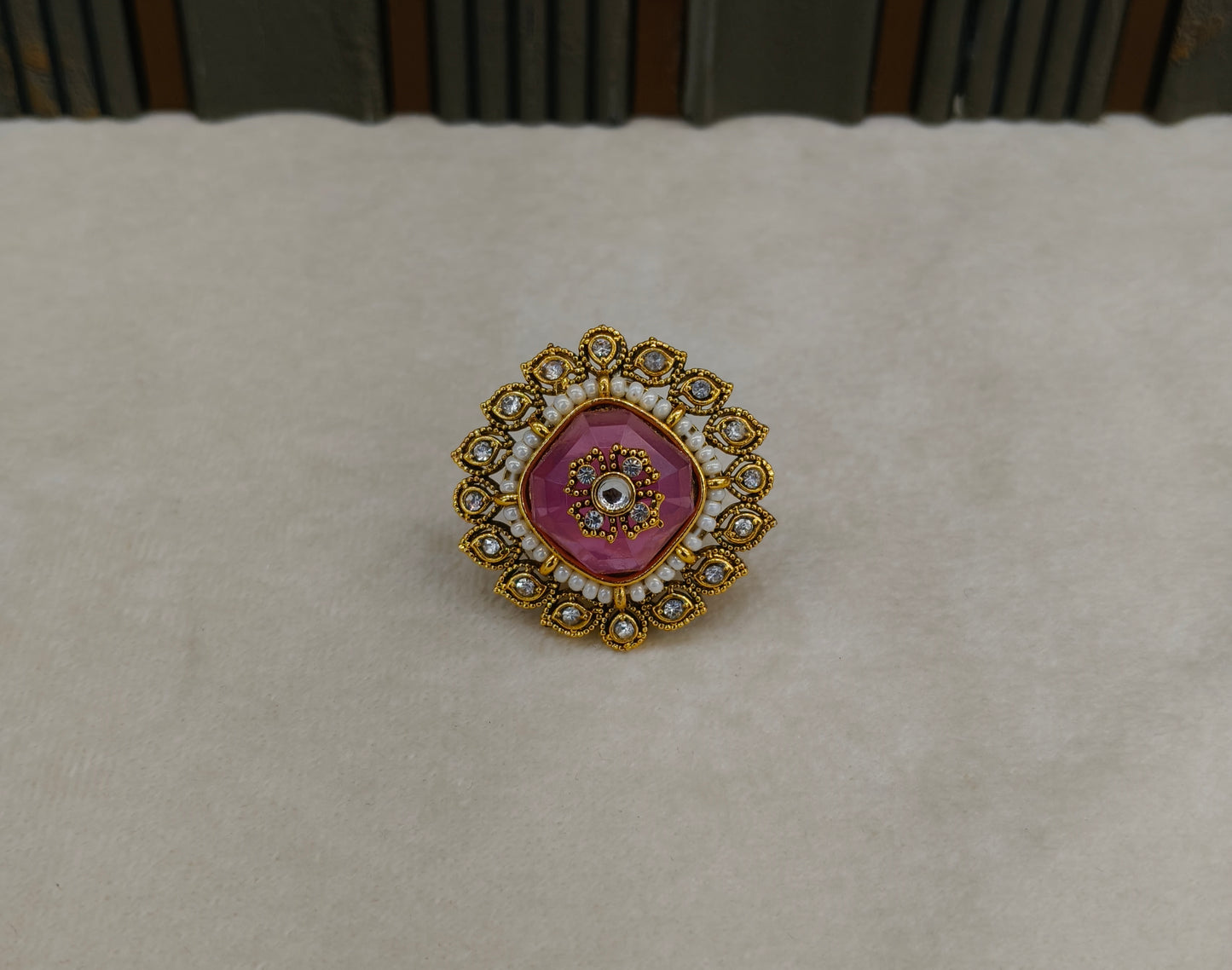 Kundan Adjustable  Finger Rings