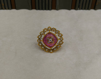 Kundan Adjustable  Finger Rings