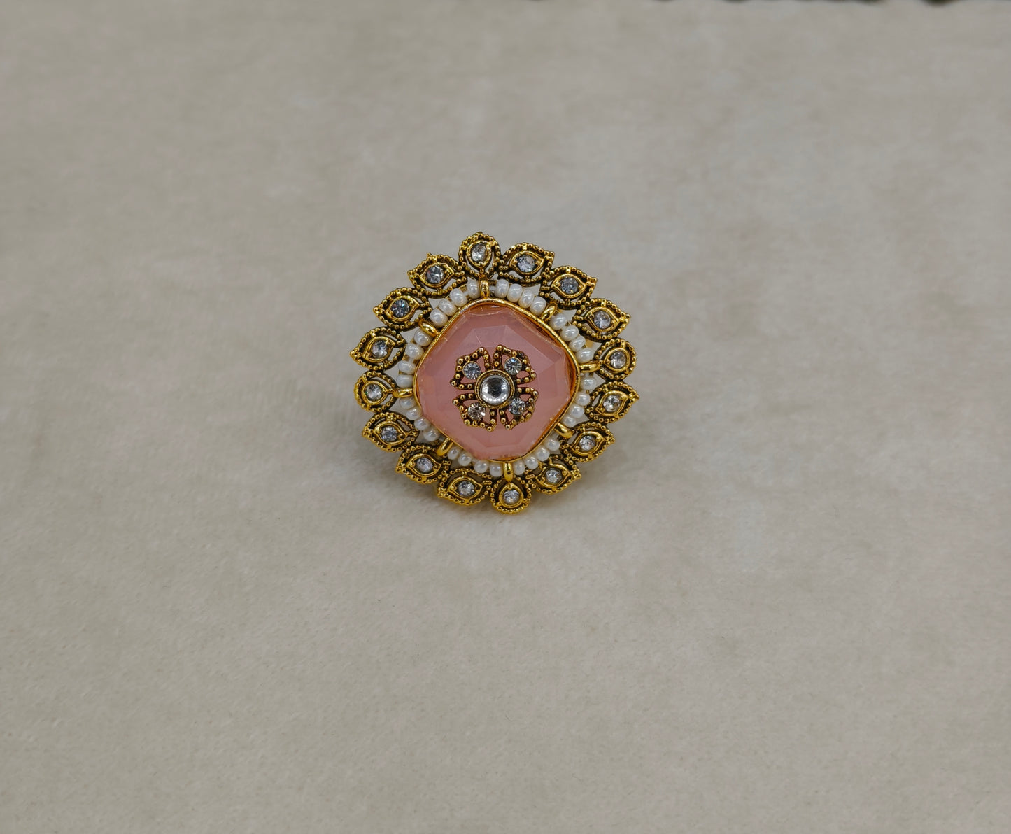 Kundan Adjustable  Finger Rings
