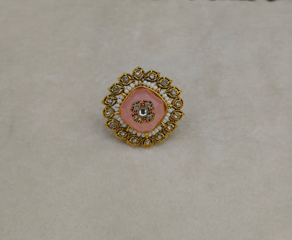 Kundan Adjustable  Finger Rings