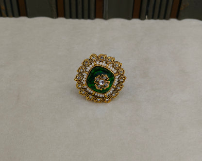 Kundan Adjustable  Finger Rings