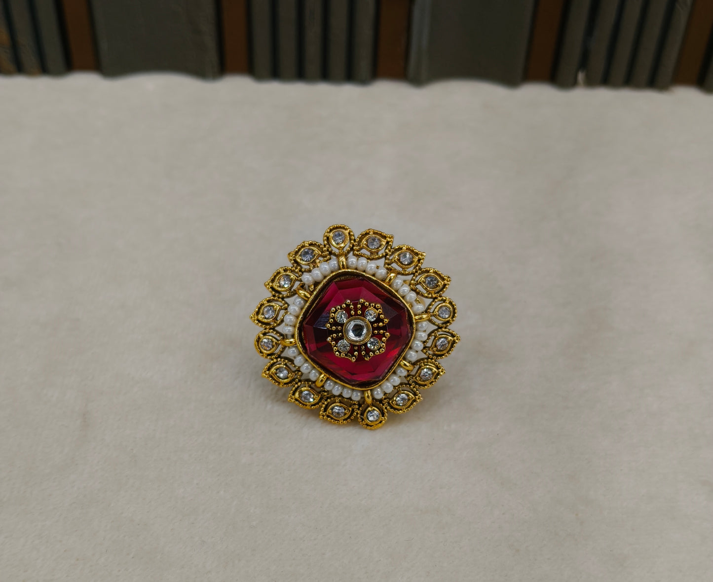 Kundan Adjustable  Finger Rings