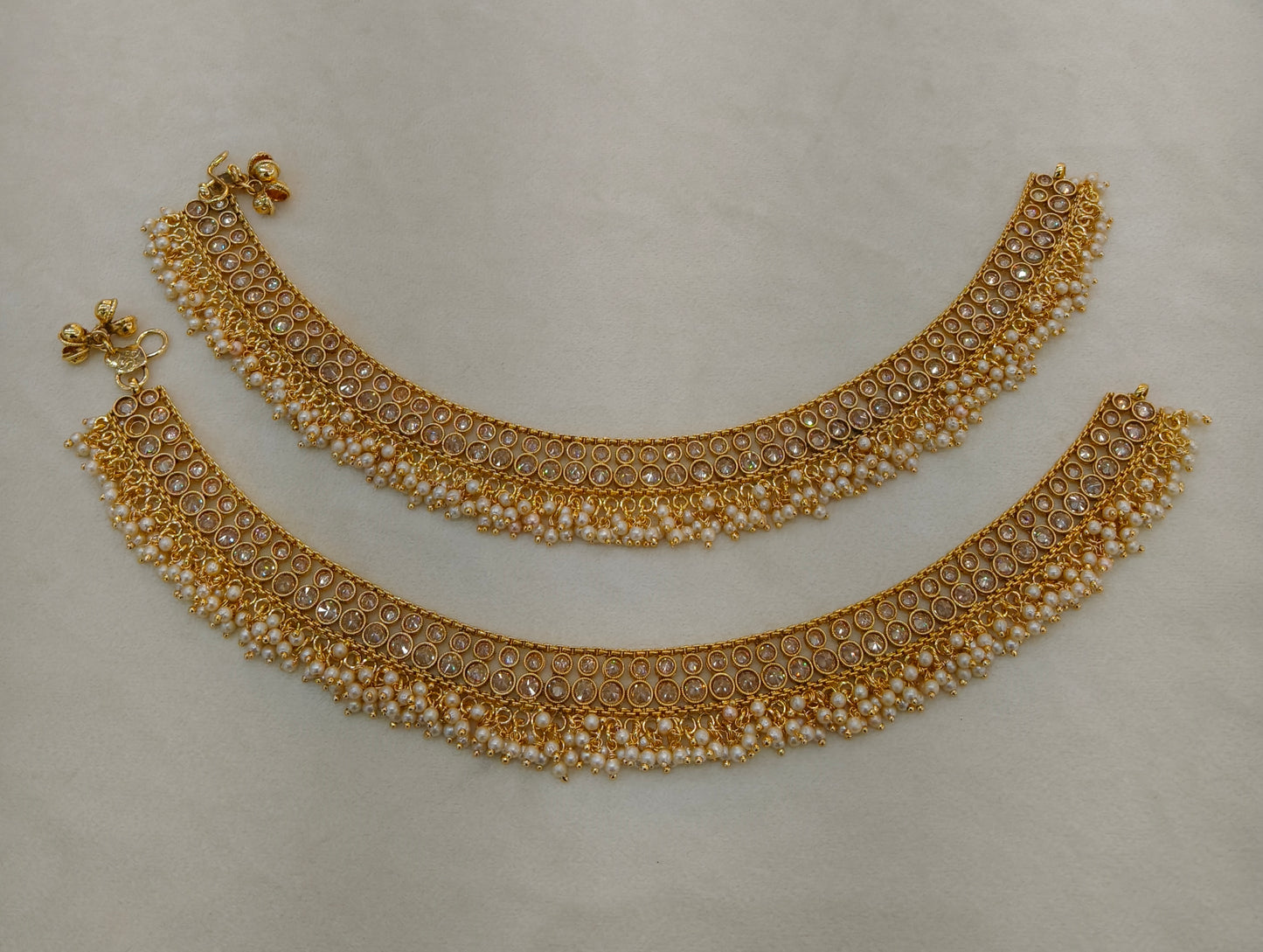 Gold Anklets Jhanjar Payal Alisa Jewellery