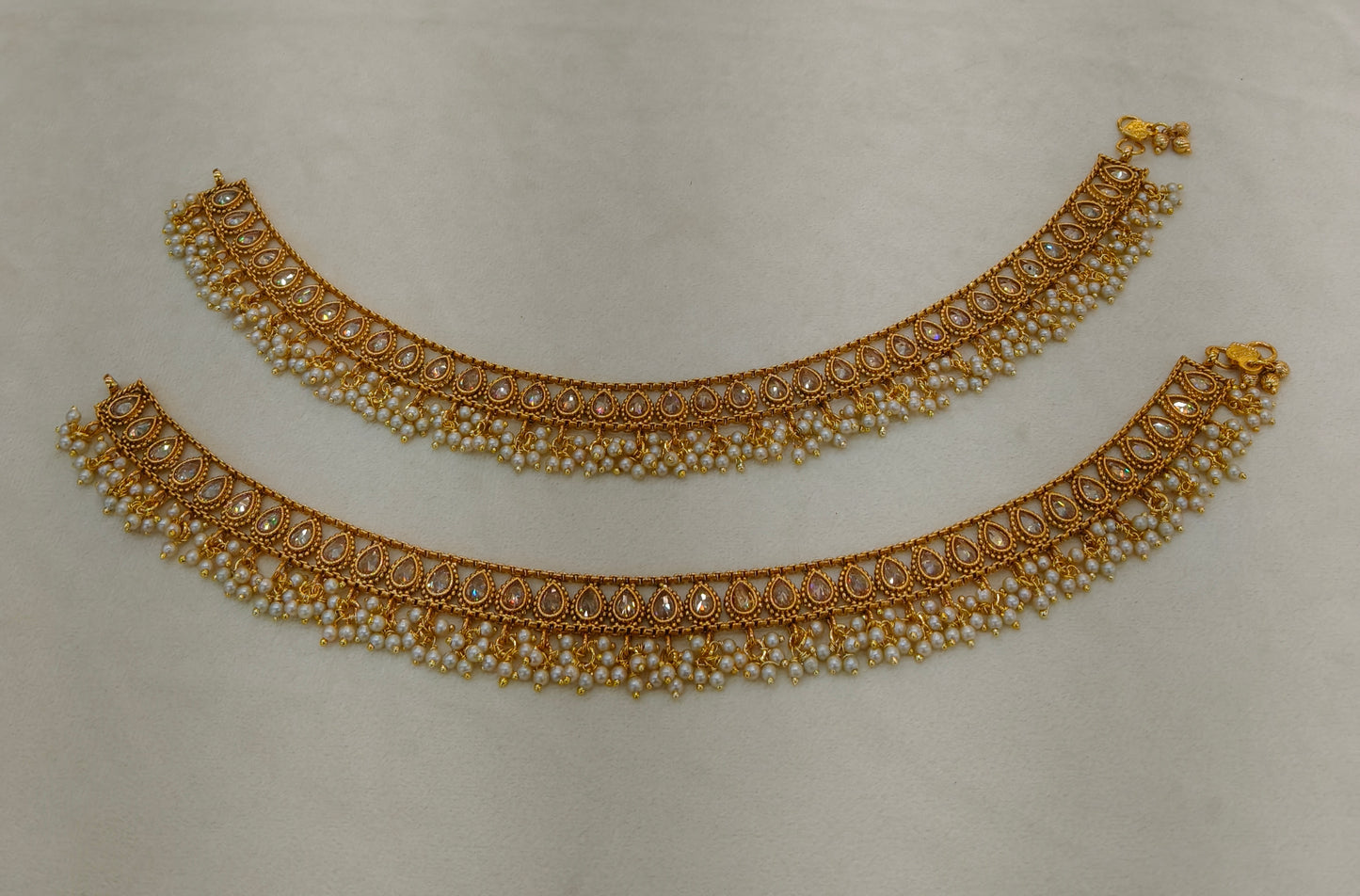 Gold Anklets Jhanjar Payal Alisa Jewellery