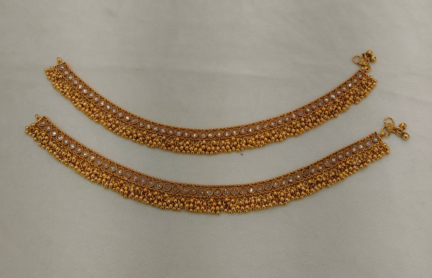 Gold Anklets Jhanjar Payal Alisa Jewellery