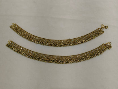 Antique Anklets Jhanjar Payal Alisa Jewellery