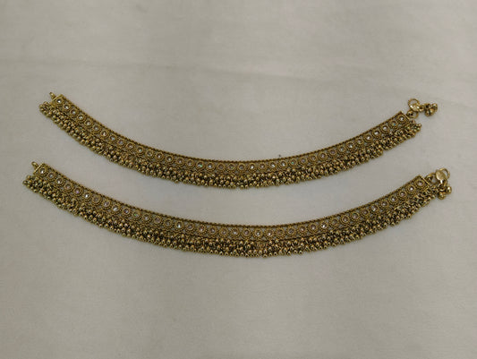 Antique Anklets Jhanjar Payal Alisa Jewellery