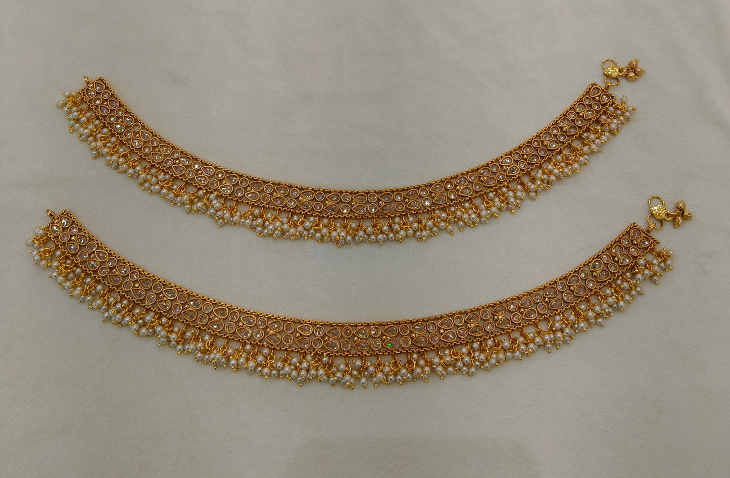 Gold Anklets Jhanjar Payal Alisa Jewellery