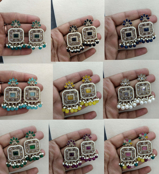 Indian Earrings Jewelry/ Earrings/ bollywood Earrings chirag Set