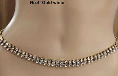Waist Chain Kundan Belly Sari Saree Chain Indian Jewelry Jewellery Kamarbandh Kamarband Belt/Indian Body Chain Jewellery/Kundan waist belt