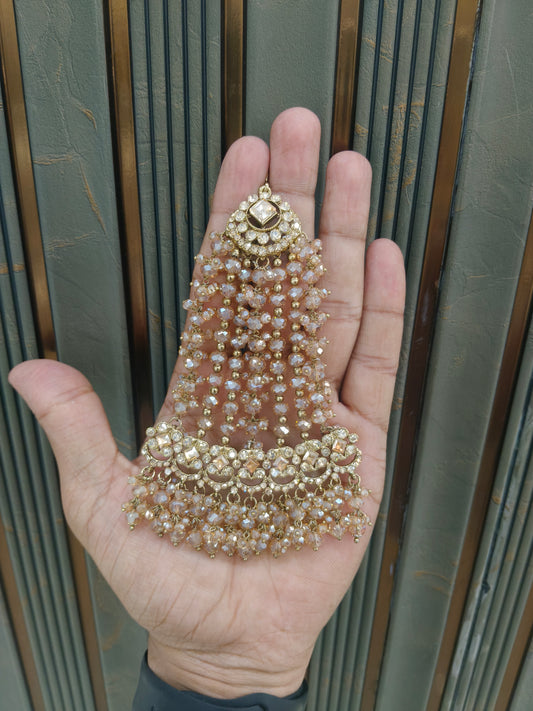 Antique Crystal Headpassa Jhumar Tracey Jewellery